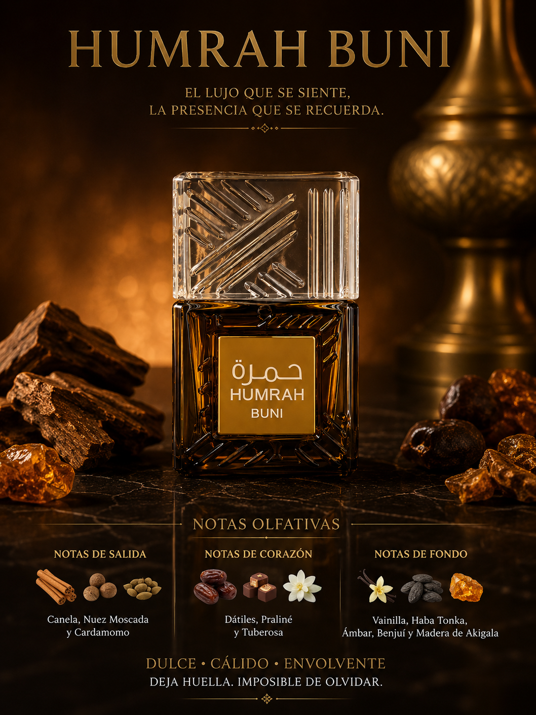 HUMRAH BUNI – El perfume árabe que roba miradas desde el primer segundo