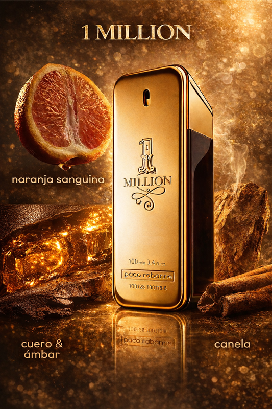 1 MILLION de Paco Rabanne – Poder, Seducción y Elegancia en Cada Nota 100ml