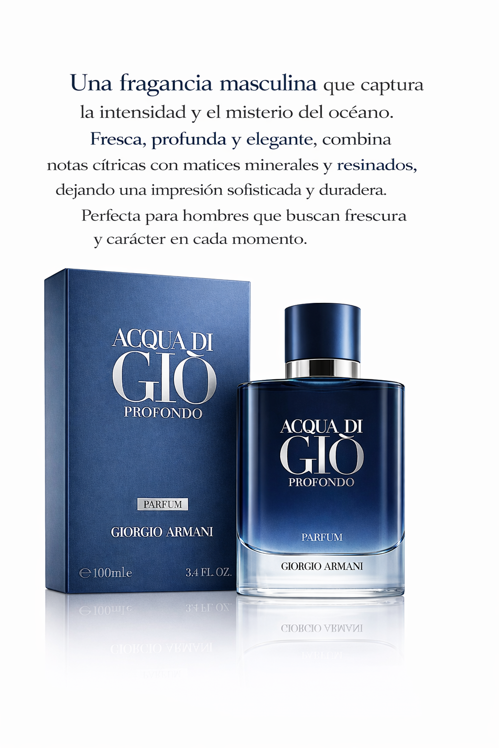 ACQUA DI GIÒ PROFONDO: EL PODER DEL MAR Y LA SOFISTICACIÓN MASCULINA