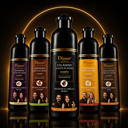 SHAMPOO CUBRE CANAS DISSAR: DEVUÉLVELE VIDA Y COLOR A TU CABELLO