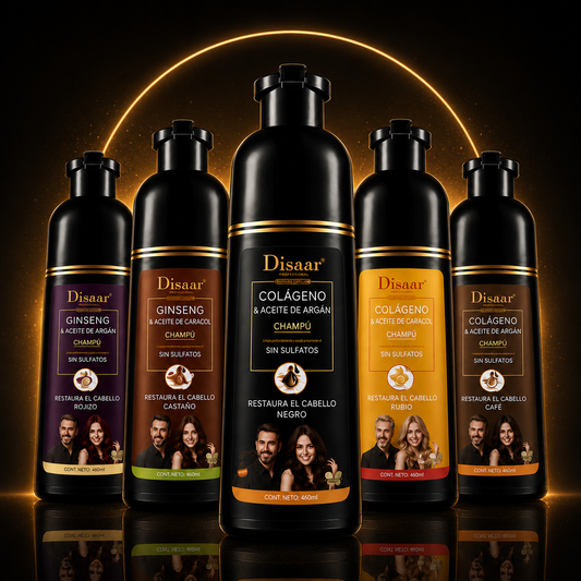 SHAMPOO ANTI CANAS DISSAR: DEVUÉLVELE VIDA Y COLOR A TU CABELLO