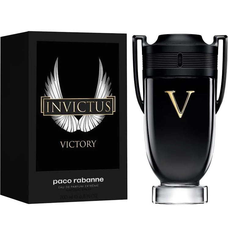 Paco Rabanne Invictus Victory 200ml EDP con detalle en la caja, no afecta nada el perfume